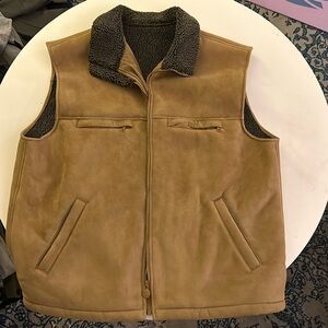 Faux Suede Vest